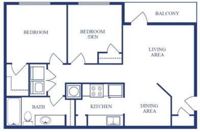2 beds, 1 bath, 900 sqft, $1,285