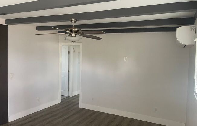 2 bedrooms 1 bath apartment.