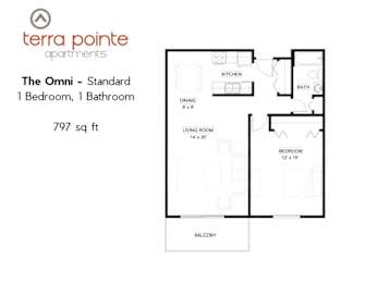1 bed, 1 bath, 768 sqft, $1,228