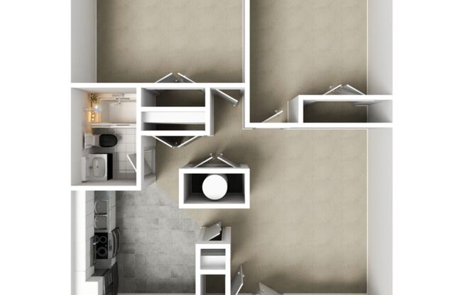 2 beds, 1 bath, 820 sqft, $1,075, Unit 405-C08