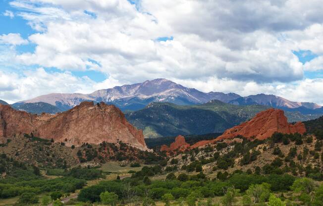 Pikes Peak is just a short drive away