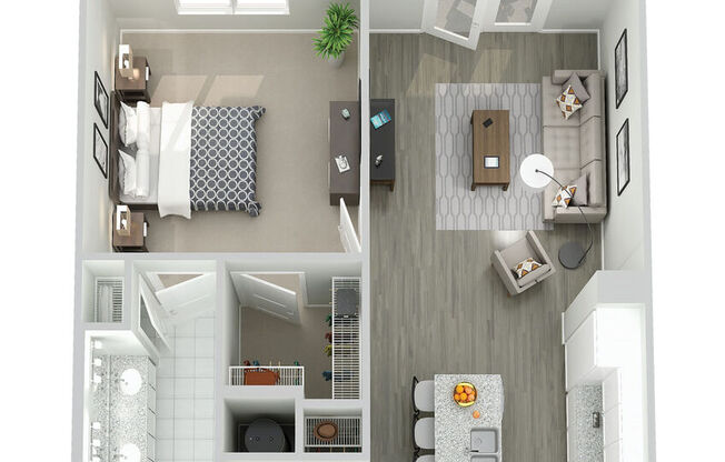 1 bed, 1 bath, 761 sqft, $1,365