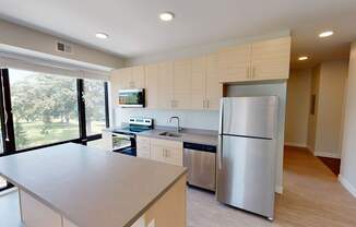 Fully Equipped Kitchen at Canary Lofts, Des Moines, 50311