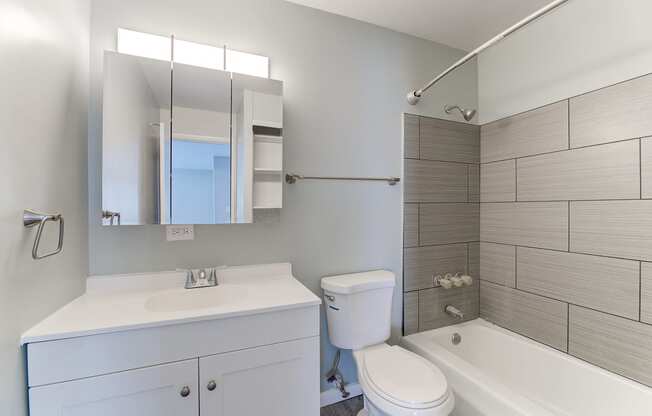 Luxurious Bathroom at Johnson Legacy Apartments, Milwaukee, 53223