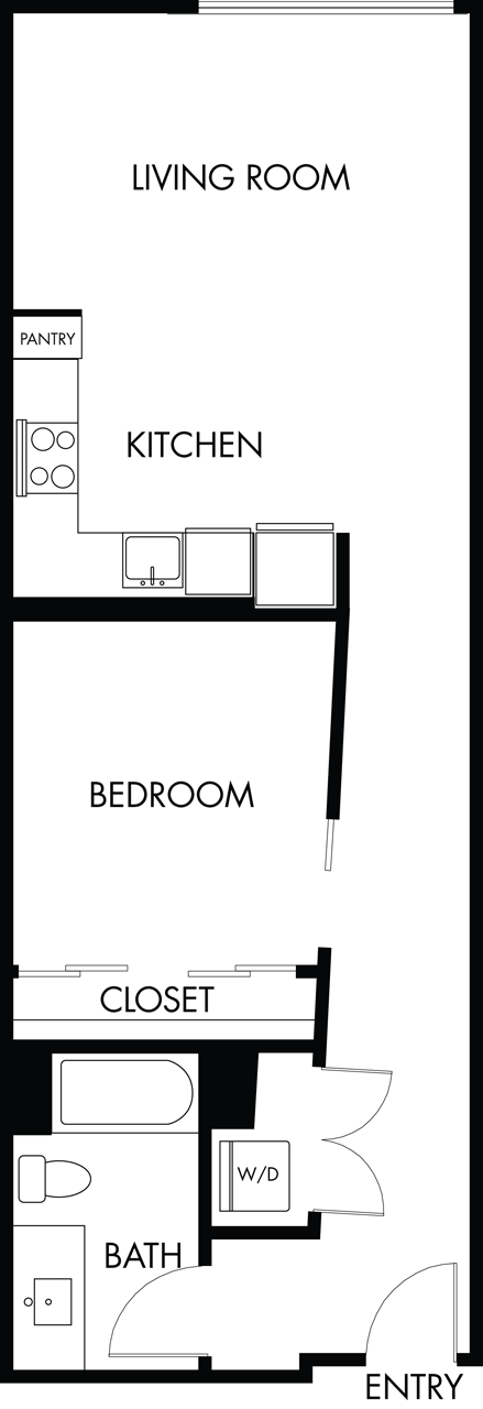 1 bed, 1 bath, 741 sqft, $2,410, Unit 226