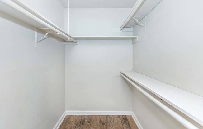 Large Closet at Castlewood Apartments, Clute, Texas