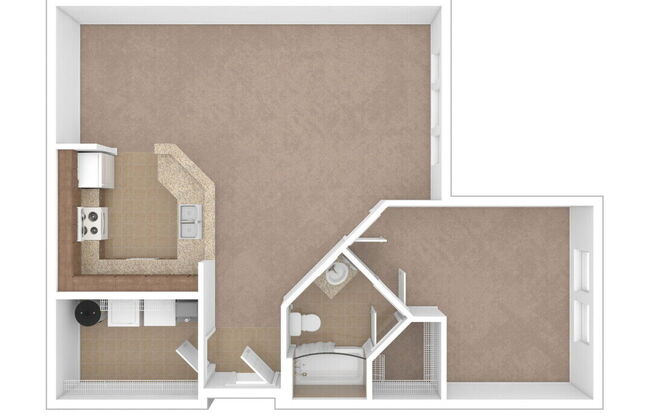1 bed, 1 bath, 823 sqft, $1,355