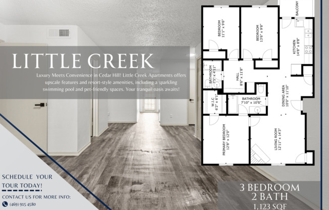 Little Creek Apartments – Your Ideal Home in Cedar Hill, TX!