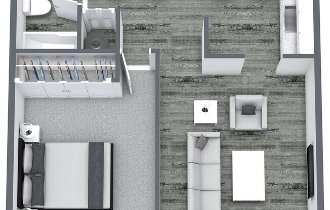 1 bed, 1 bath, 662 sqft, $779, Unit 3328-207