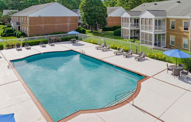 a small house in a pool of water