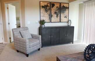 Living Room at Rivers Edge Apartments, Otsego, MN