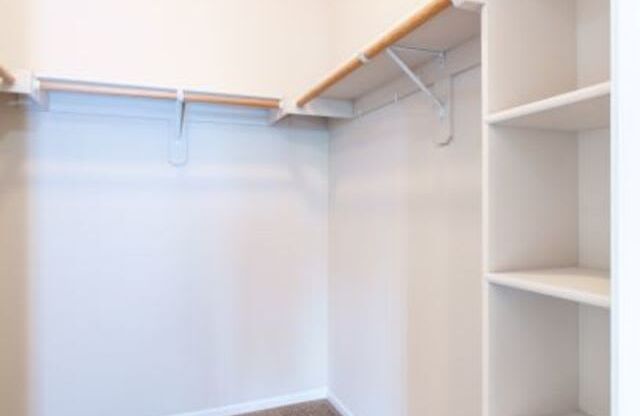 Walk-In Closets With Built-In Shelving at Echo Ridge Apartments, Colorado