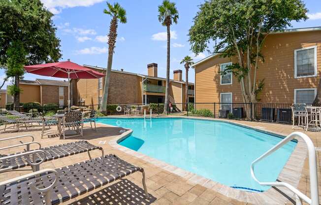 our apartments in a city have a swimming pool