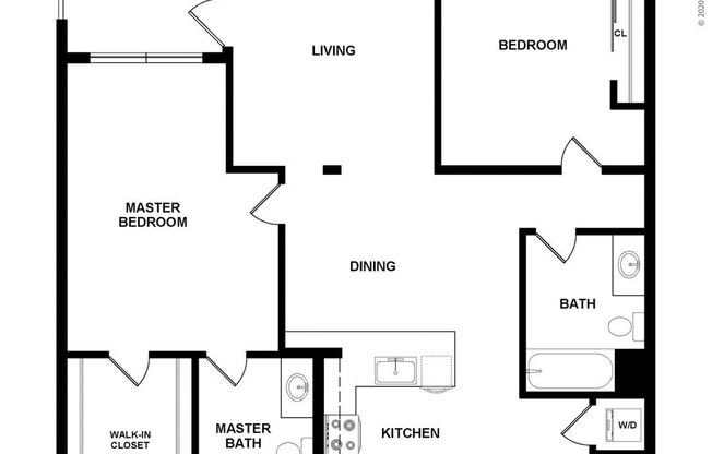 2 beds, 2 baths, 1,162 sqft, $3,892