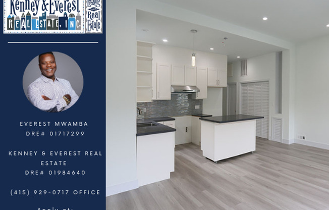 OPEN HOUSE: Tuesday (7/29) 7:10pm-7:30pm. Fully remodeled 3BR/1.5BA Inner Mission full flat in a classic Edwardian less than a block from SF General Hospital (1212 Utah)