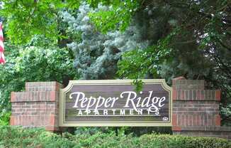 Sign at Pepper Ridge Apartments in Rock Hill SC