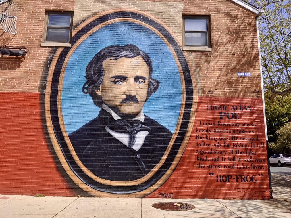 N. 7th St Edgar Allen Poe Mural