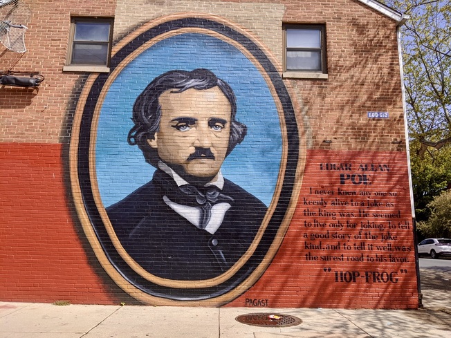 N. 7th St Edgar Allen Poe Mural