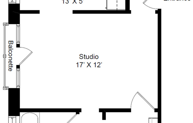 Studio, 1 bath, 450 sqft, $1,695, Unit 530-504