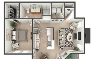 1 bed, 1 bath, 748 sqft, $1,659, Unit 11-11101