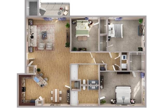 3 beds, 2 baths, 1,312 sqft, $1,931