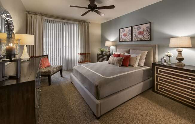 Comfortable Bedroom With Large Window| Villas at San Dorado