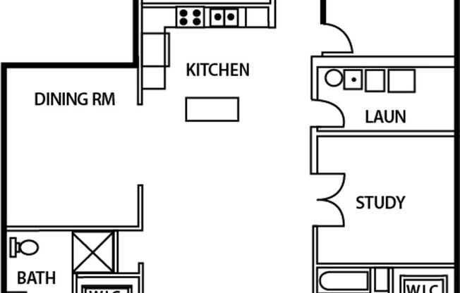 2 beds, 2 baths, 1,500 sqft, $2,399, Unit 1322