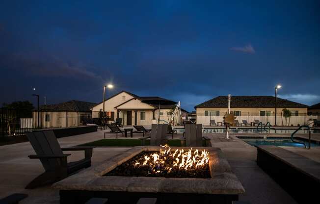 Fire Pit & Lounge Area at Parke Place, Prescott Valley, Arizona