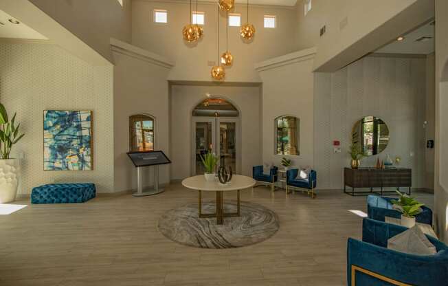 Lights and decor at The Covington by Picerne, Nevada