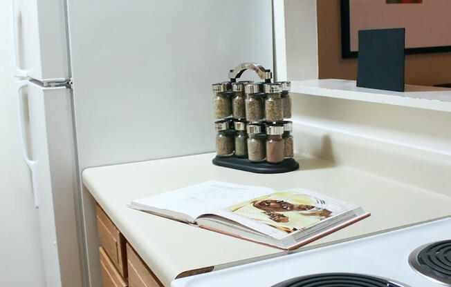 kitchen at The Gates of Rochester Apartments