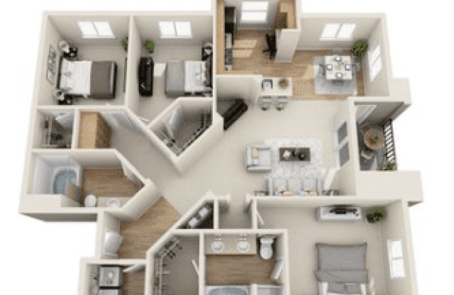 3 beds, 2 baths, 1,407 sqft, $3,502