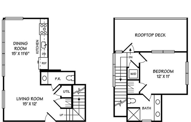 1 bed, 1.5 baths, 823 sqft, $3,295, Unit 401