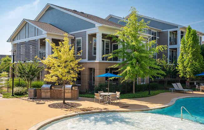 Large Pool and Sundeck with Grilling Area