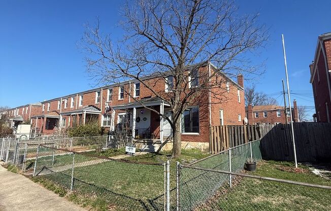 End Unit 3BR Townhome in Dundalk | Fresh Paint, Refinished Hardwood Floors, Fenced Yard, Off-Street Parking
