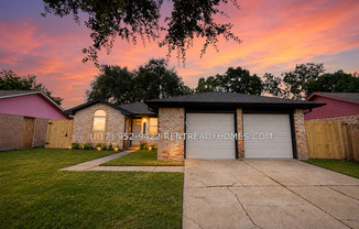 11319 Murr Way - Pet Friendly 3 Bedroom Home for Rent in Houston, TX with Two Car Garage and Fenced Backyard