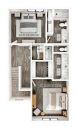 2 beds, 2.5 baths, 1,082 sqft, $2,995