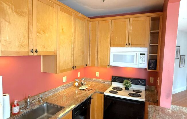 2 Bedroom sunny second-floor corner unit at Reservoir Place Condo in Brighton!