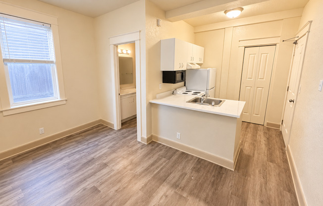 Studio, 1 bath, 233 sqft, $980, Unit 101