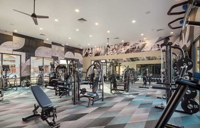 Fitness Center  at Zaterra Luxury Apartments, Chandler, AZ, 85286