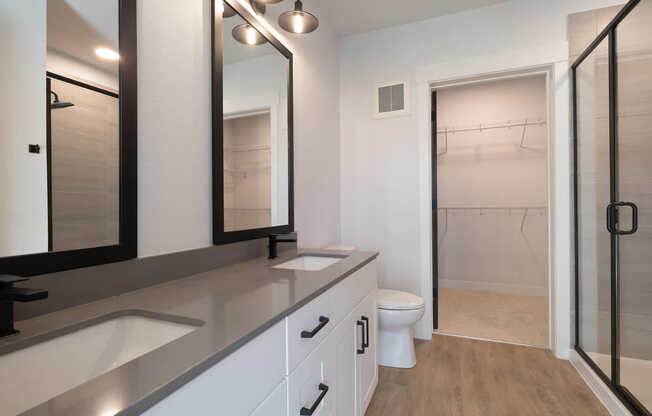 Bathroom with Double Vanity