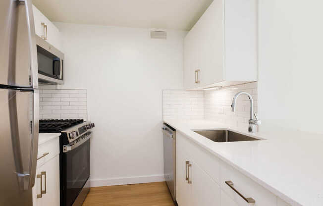 Kitchen with Stainless Steel Appliances