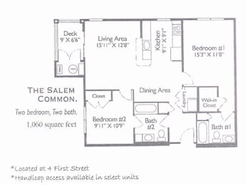 2 beds, 2 baths, 1,060 sqft, $2,830