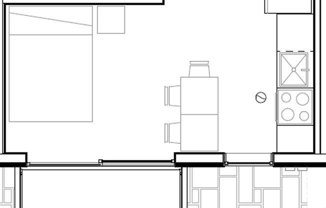 Studio, 1 bath, 301 sqft, $1,349, Unit 02