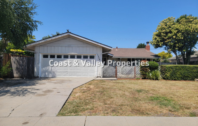 FOR RENT: 3BD HOUSE IN SALINAS