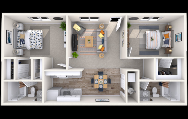 2 beds, 2 baths, 900 sqft, $2,225