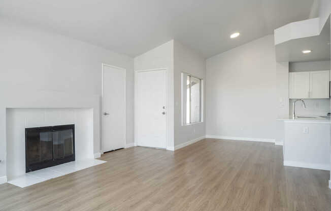 Living Room with Hard Surface Flooring