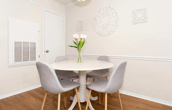 apartment dining area