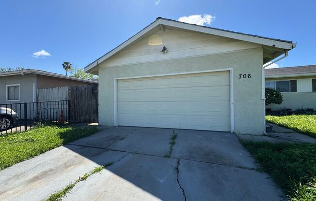 Three Bed, Two Bath Home with New Carpet and Paint