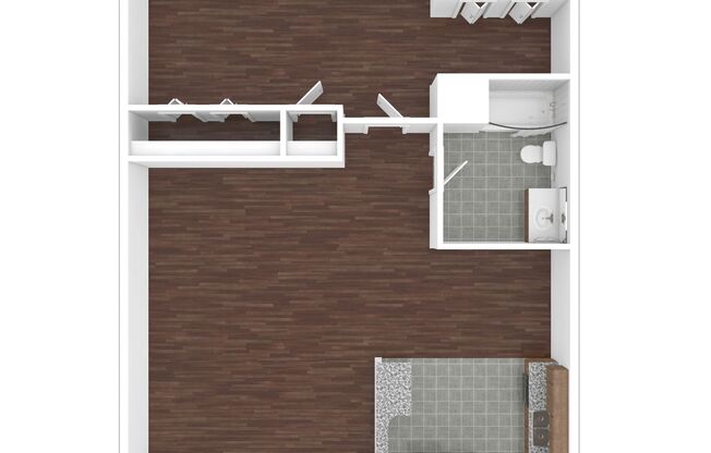 1 bed, 1 bath, 475 sqft, $1,124