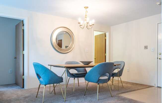 Two bedroom dining area